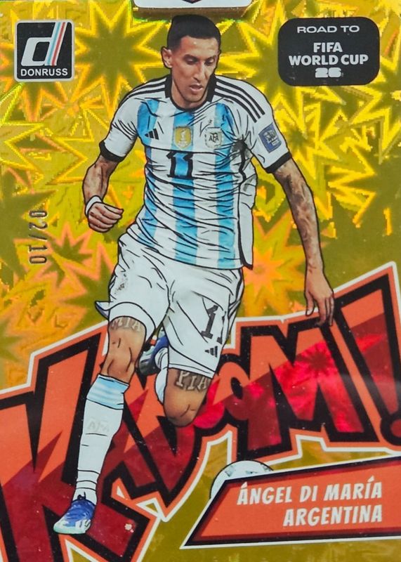 2025 Donruss Road to FIFA World Cup #17 Kaboom! - Gold /10