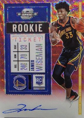 James Wiseman 2022 Spectra #140 Asia Red & Yellow /75 Price