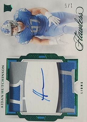 2022 Flawless #RPA-AH Rookie Patch Auto - Emerald /5