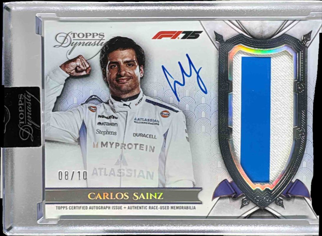 2025 Topps Dynasty Formula 1 #DAP-CSA Autographs Patch /10