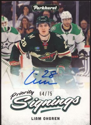 2025 Upper Deck Fall Expo #PS-LO Parkhurst Priority Signings