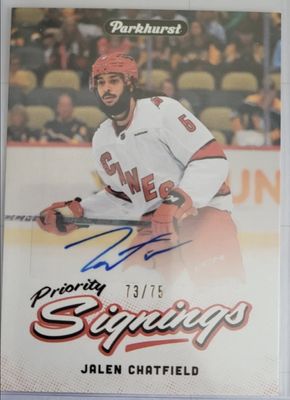 2025 Upper Deck Fall Expo #PS-JC Parkhurst Priority Signings