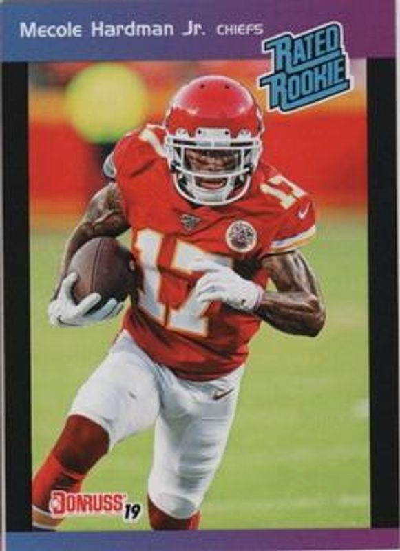 Mecole Hardman Jr. 2019 Panini Instant #15 Rated Rookie Retro /280 RAW