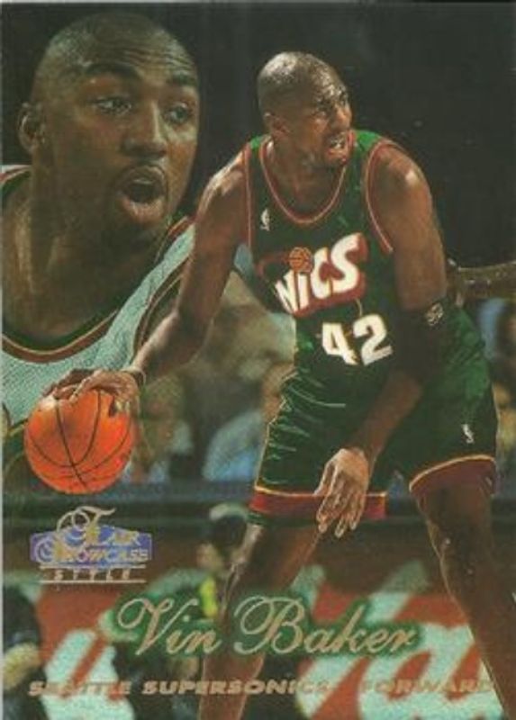 Vin Baker 1997 Flair Showcase #35 Row 2 RAW