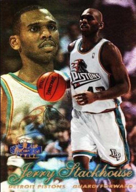 Jerry Stackhouse 1997 Flair Showcase #36 Row 2 RAW
