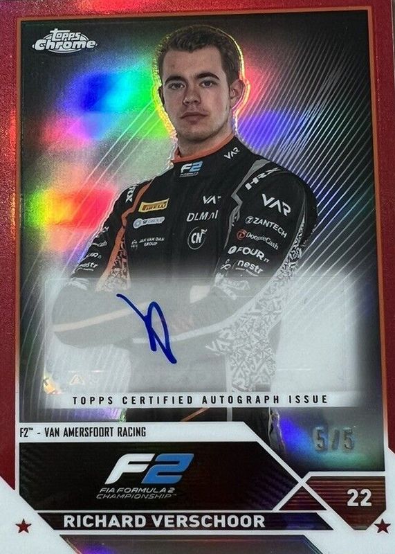 2023 Topps Chrome Formula 1 #CAC-RV Autographs - Red Refractor /5