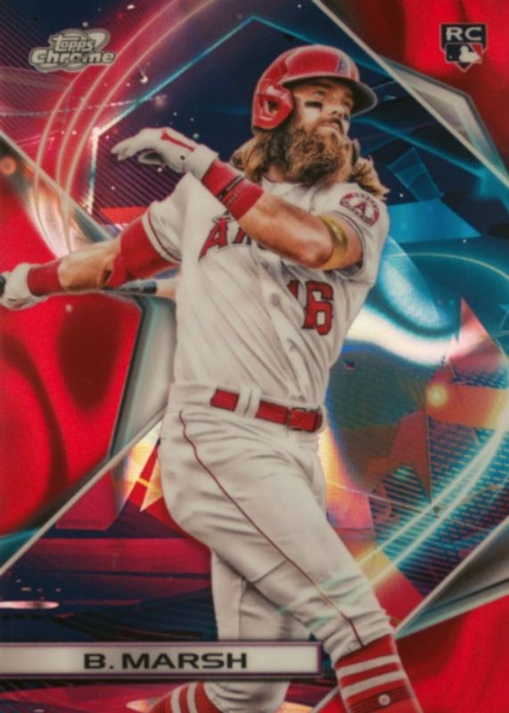 2022 Topps Chrome Cosmic #130 Red Flare Refractor /5