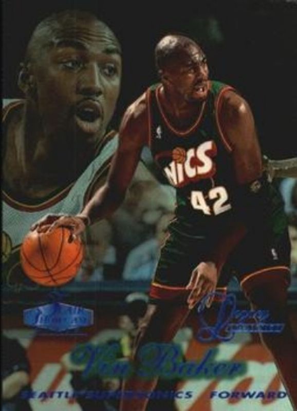Vin Baker 1997 Flair Showcase #35 Row 2 - Legacy Collection /100 RAW