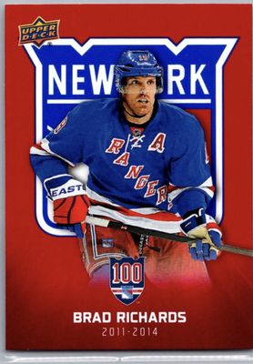 2025 Upper Deck New York Rangers Centennial #78 Red