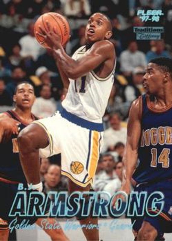 B.J. Armstrong 1997 Fleer #81 Tiffany RAW