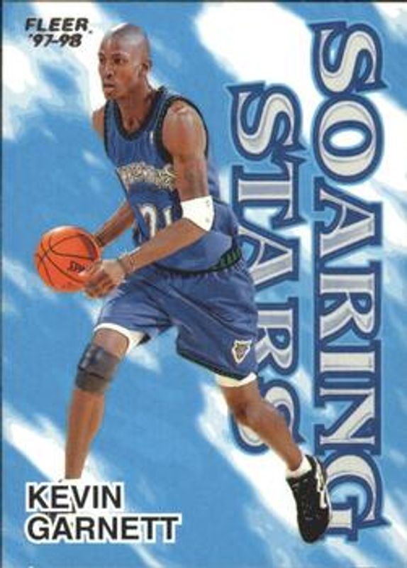 Kevin Garnett 1997 Fleer #6SS Soaring Stars RAW