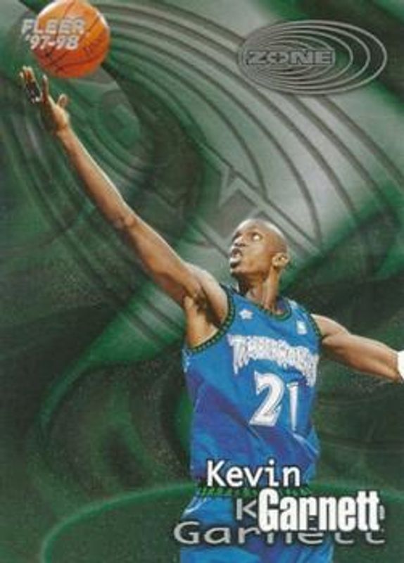 Kevin Garnett 1997 Fleer #5Z Zone RAW