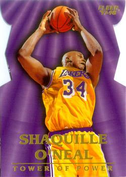 NBAカード SHAQUILLE O’NEAL FLEER 1997 Shaquille O'Neal 1997 Fleer #8-TP Tower of Power Price Guide