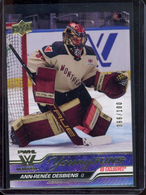 2024 Upper Deck Professional Women's Hockey League #60 Young Guns - Exclusives /100