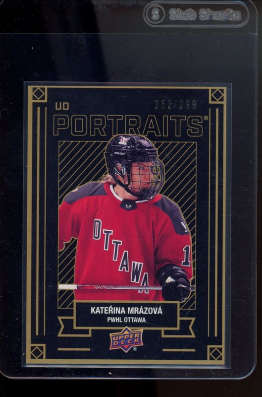2024 Upper Deck Professional Women's Hockey League #P-20 UD Portraits - Gold /299
