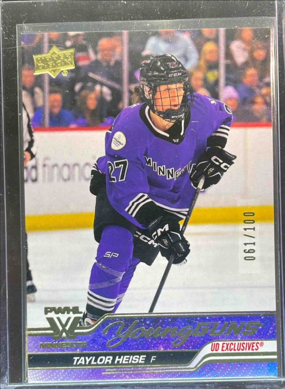 2024 Upper Deck Professional Women's Hockey League #61 Young Guns - Exclusives /100