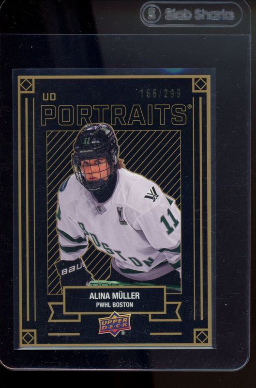 2024 Upper Deck Professional Women's Hockey League #P-9 UD Portraits - Gold /299