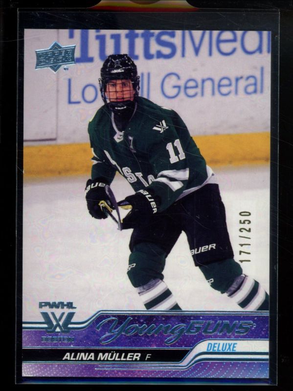 2024 Upper Deck Professional Women's Hockey League #56 Young Guns - Deluxe /250