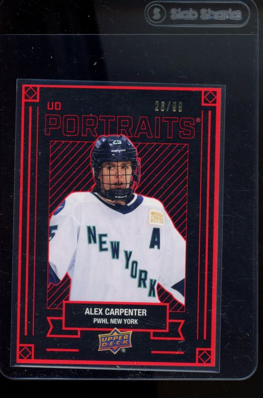 2024 Upper Deck Professional Women's Hockey League #P-5 UD Portraits - Red /99