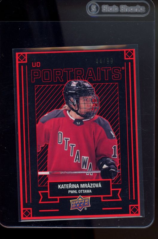 2024 Upper Deck Professional Women's Hockey League #P-20 UD Portraits - Red /99