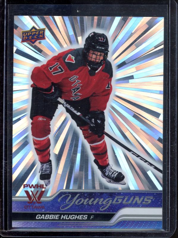 2024 Upper Deck Professional Women's Hockey League #67 Young Guns - Outburst