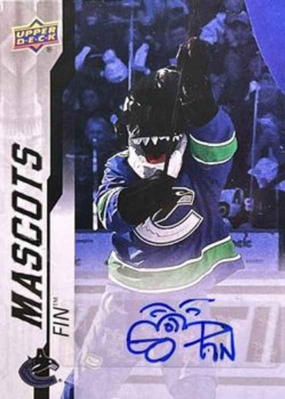2024 Upper Deck National Hockey Card Day #MA-4 Mascots Autographs