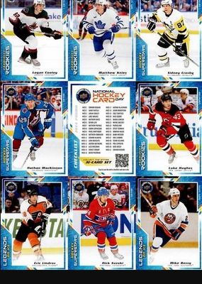 2024 Upper Deck National Hockey Card Day 9 Card Sheets