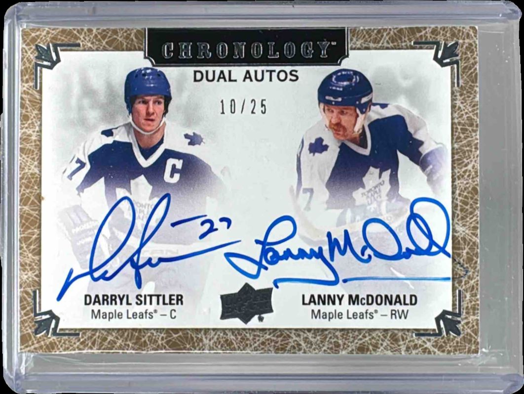 2024 Upper Deck Engrained Icons #DA-SM 2018 Chronology Update Dual Autos /25