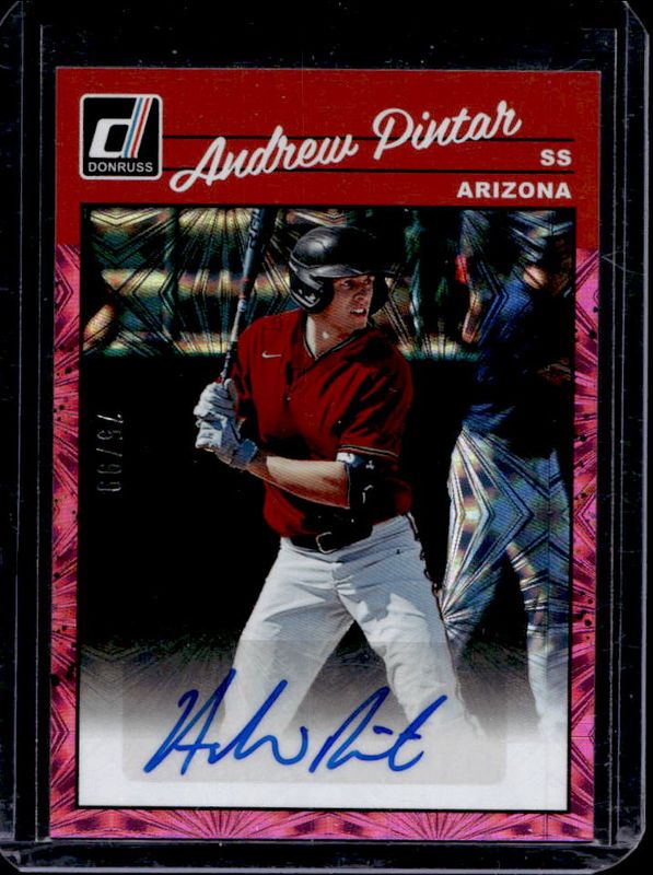 2023 Donruss #90S-AP Retro 1990 Signatures - Pink Fireworks /199