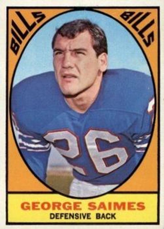 George Saimes 1967 Topps #26 Base RAW