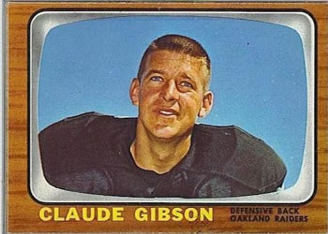 Claude Gibson 1966 Topps #110 Base RAW