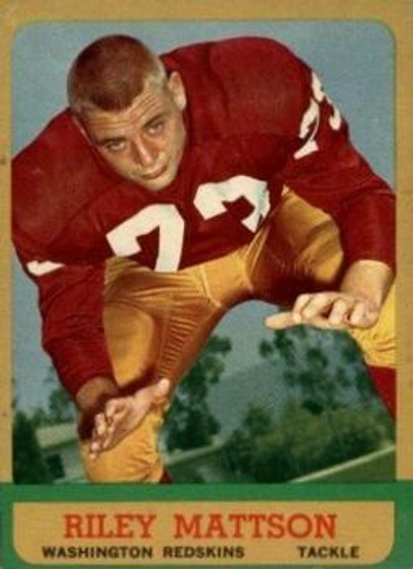 Riley Mattson 1963 Topps #164 Base Rookie RAW
