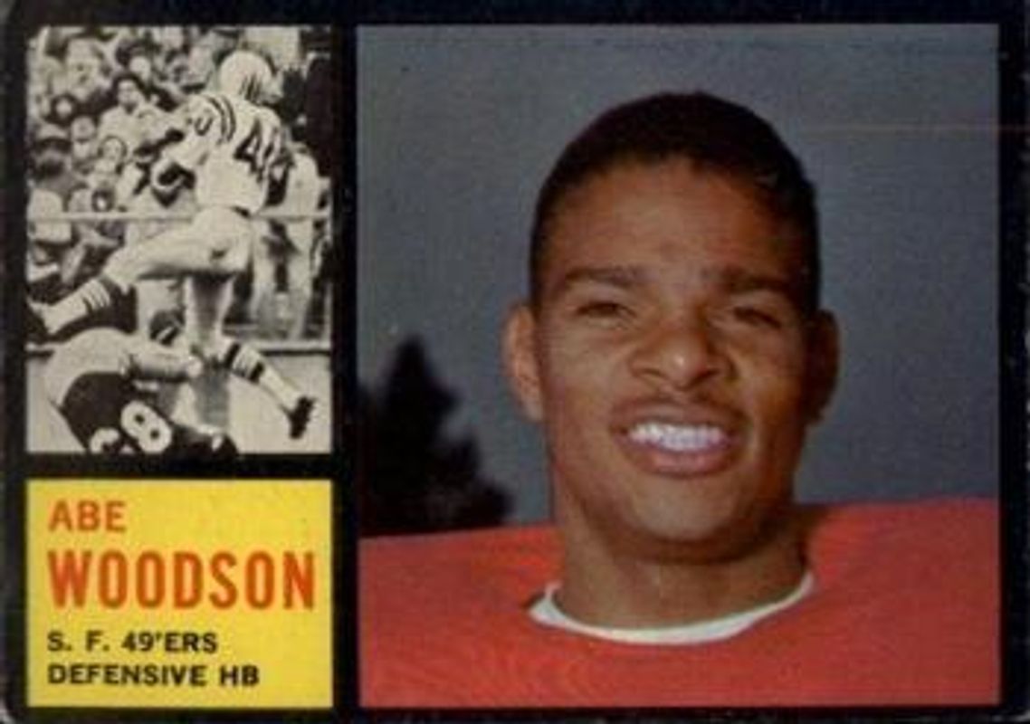 Abe Woodson 1962 Topps #161 Base RAW