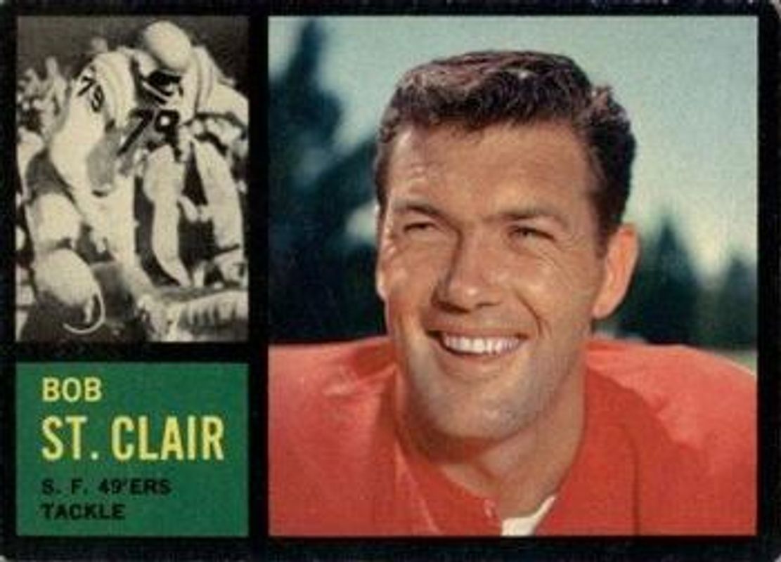 Bob St. Clair 1962 Topps #157 Base RAW