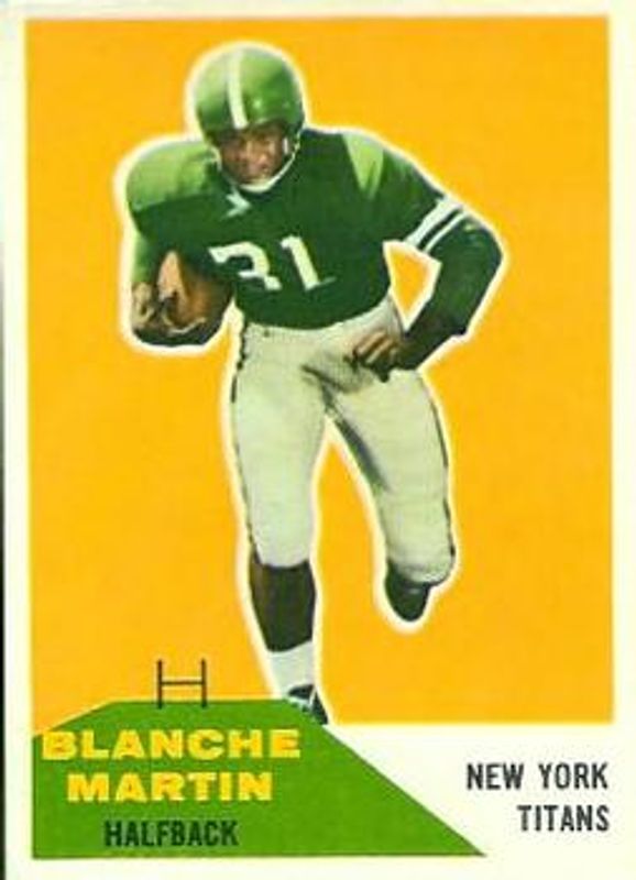 Blanche Martin 1960 Fleer #78 Base Rookie RAW