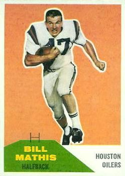 Bill Mathis 1960 Fleer #99 Base Price Guide - Sports Card Investor