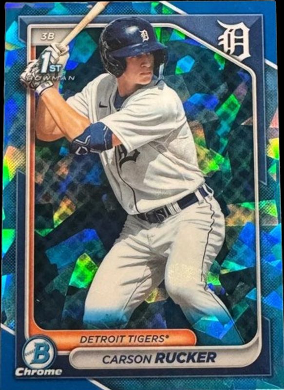 Carson Rucker 2024 Bowman Sapphire Edition #BCP-65 Base RAW