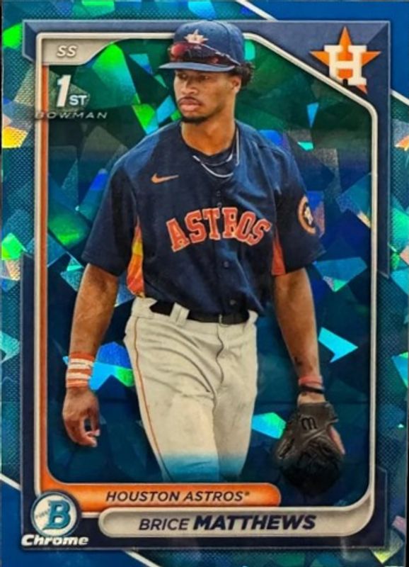 Brice Matthews 2024 Bowman Sapphire Edition #BCP-69 Base RAW