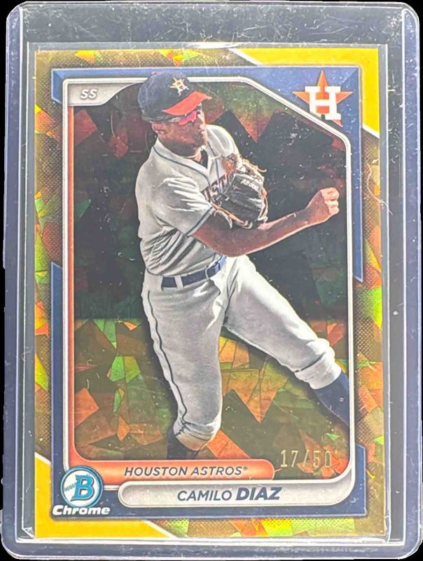 2024 Bowman Sapphire Edition #BCP-135 Gold /50