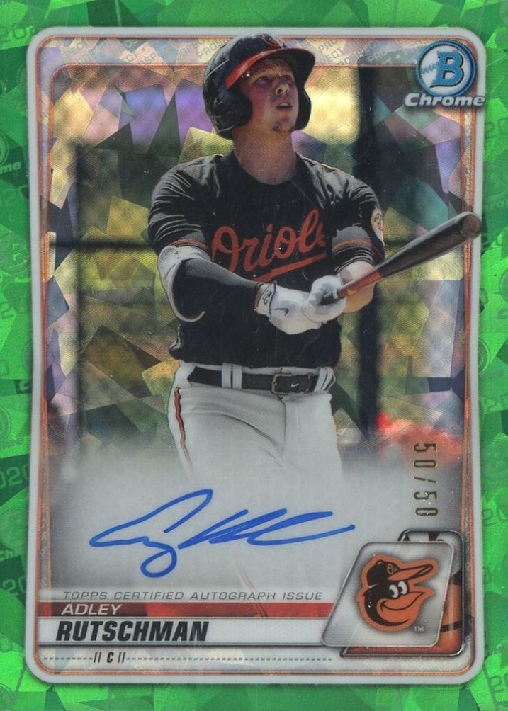 Adley Rutschman 2020 Bowman Sapphire Edition #BSPA-AR Chrome
