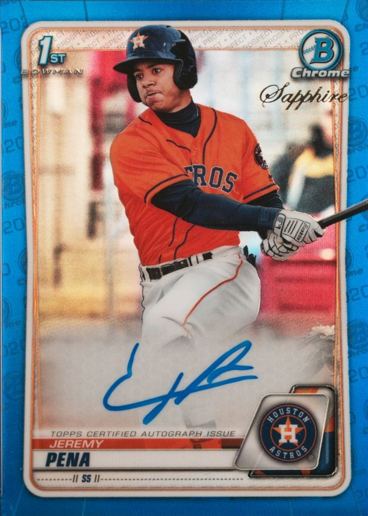Jeremy Pena Baseball Cards Price Guide - Sports Card Investor