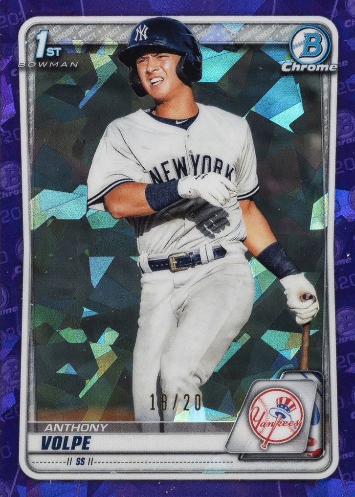 2020 bowman sapphire Anthony volpe PSA9 【公式通販】