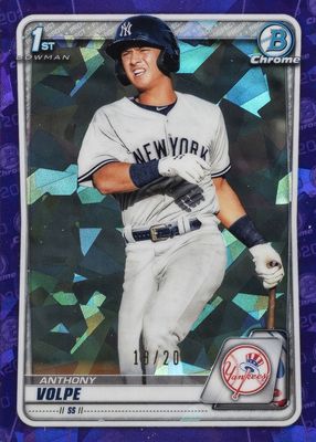 2020 Bowman Sapphire Edition #BCP-139 Chrome Prospects - Purple /20 (1st)