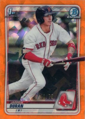 2020 Bowman Sapphire Edition #BCP-144 Chrome Prospects - Orange /75 (1st)