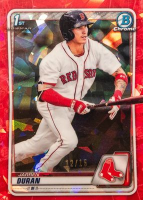 2020 Bowman Sapphire Edition #BCP-144 Chrome Prospects - Red /15 (1st)