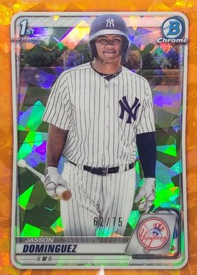 2020 Bowman Sapphire Edition #BCP-8 Chrome Prospects - Orange /75 (1st)