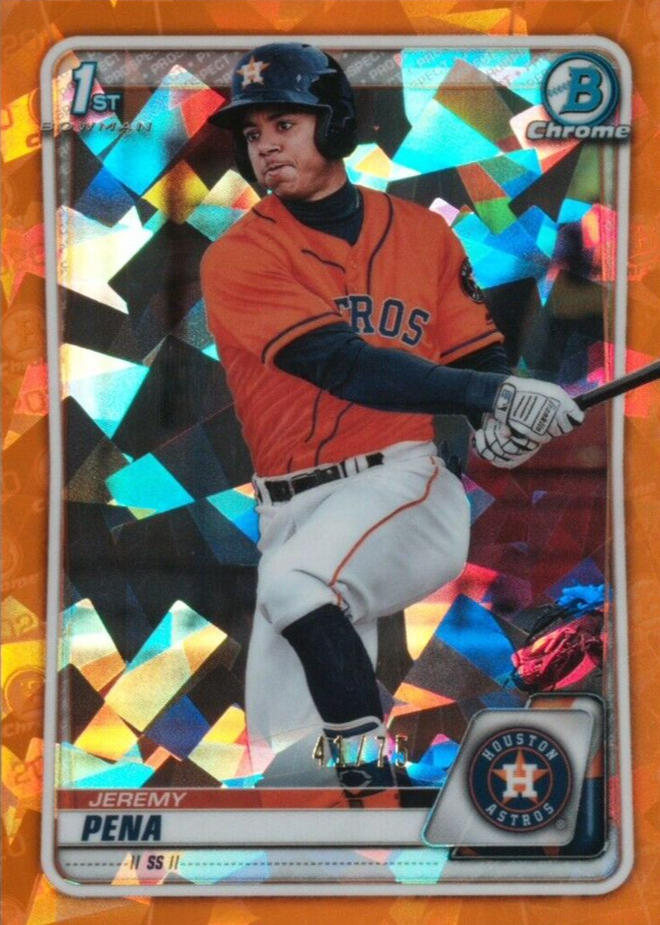 Jeremy Pena 2020 Bowman Sapphire Edition #BCP-61 Chrome