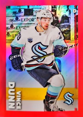 2022 Topps Chrome NHL Sticker Collection #425 Red Refractor /5
