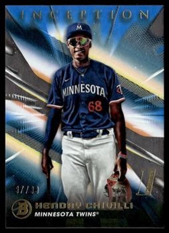 2023 Bowman Inception #14 Blue Foil /99