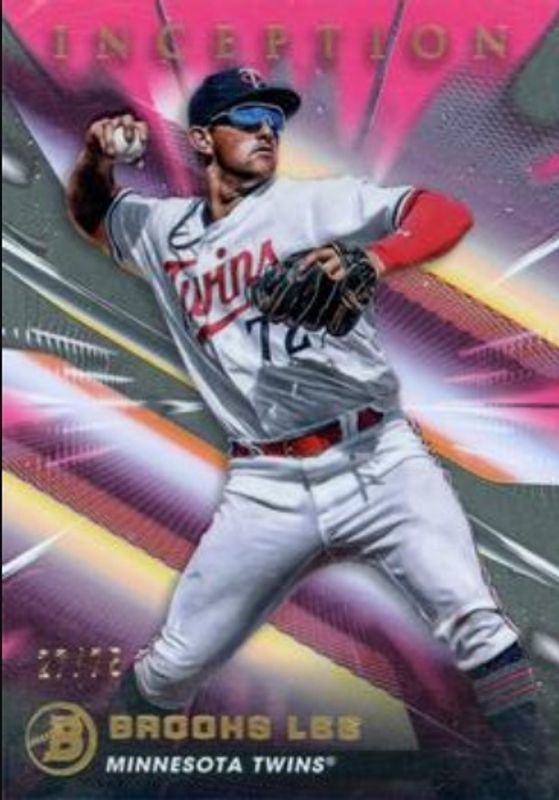 Brooks Lee 2023 Bowman Inception #65 Fuchsia Foil /75 RAW